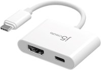 j5create - USB-C to 4K HDMI Adapter - White - Front_Zoom