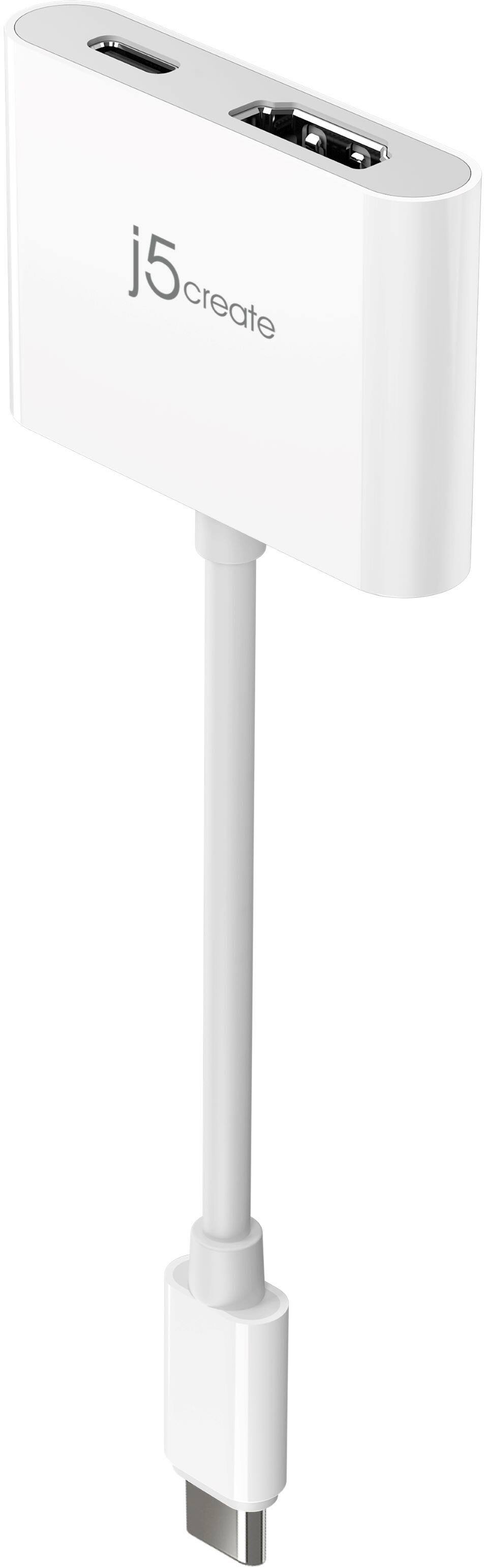 Alt View 11. j5create - USB-C to 4K HDMI Adapter - White.