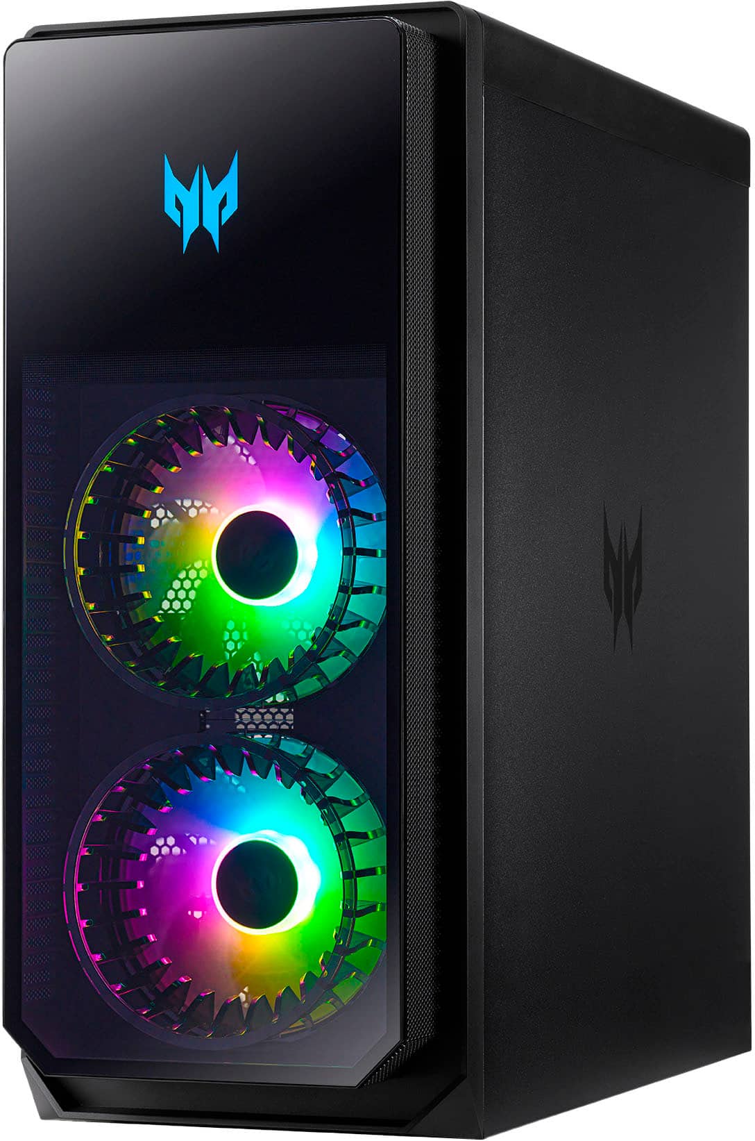 Angle. Acer - Predator Orion 5000 Gaming Desktop- Intel Core i7-13700F-32GB Memory- NVIDIA GeForce RTX 4070 - 1TB Gen 4 SSD - Black.
