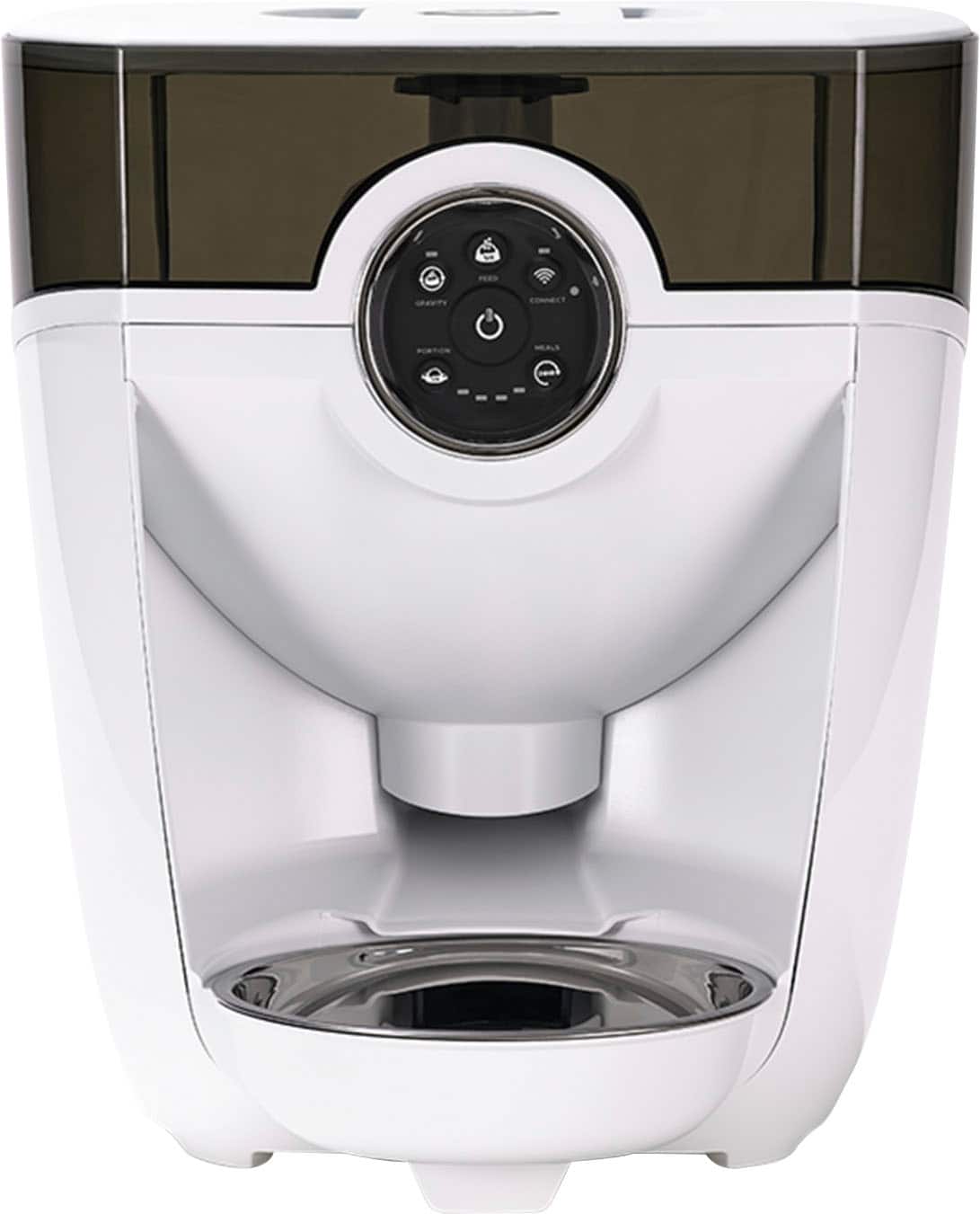 Whisker - Feeder-Robot Wi-fi Cat & Dog Auto-feeder with Hopper & Backup Battery Compatibility (sold separately) - White - Front_Zoom