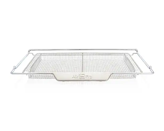 Front. Frigidaire - ReadyCook 24" Wall Oven Air Fry Tray for Select Frigidaire Wall Ovens - Silver.