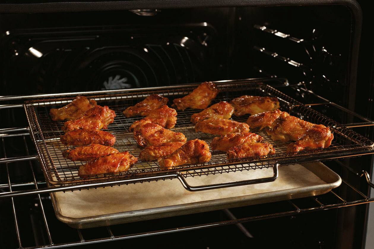 Alt View 12. Frigidaire - ReadyCook 30" Air Fry Tray for Select Frigidaire Ranges and Wall Ovens - Silver.