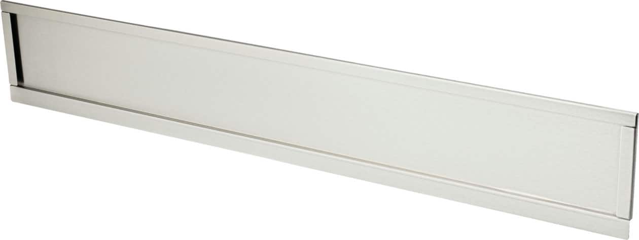 Angle. Frigidaire - Multi-Brand Front Control Freestanding Range Universal Backguard - Silver.
