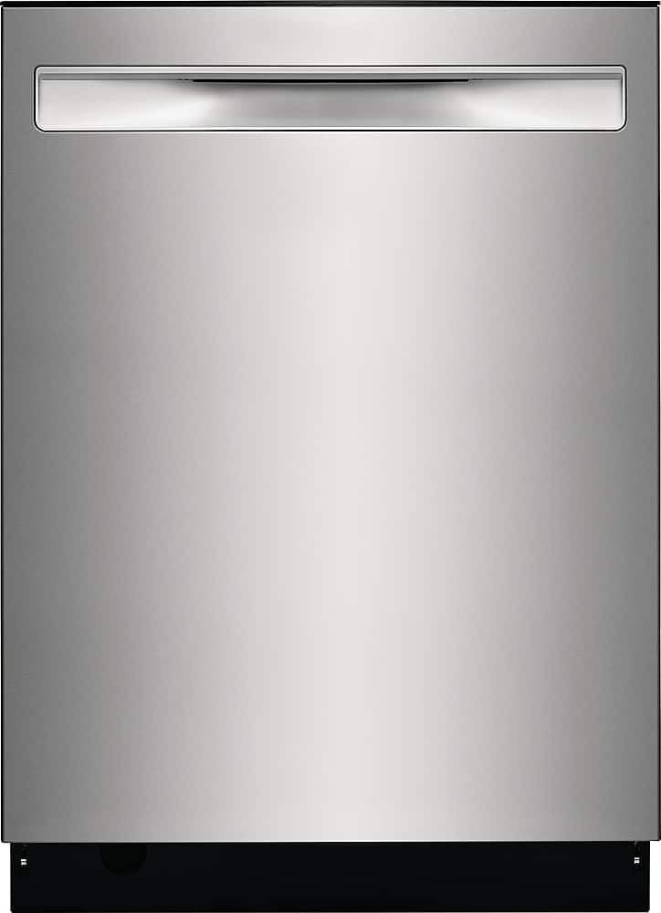 Frigidaire - 24" Top Control Built-In Tub Dishwasher with 3rd Rack, MaxDry, and 49 dBA - Stainless Steel - Front_Zoom