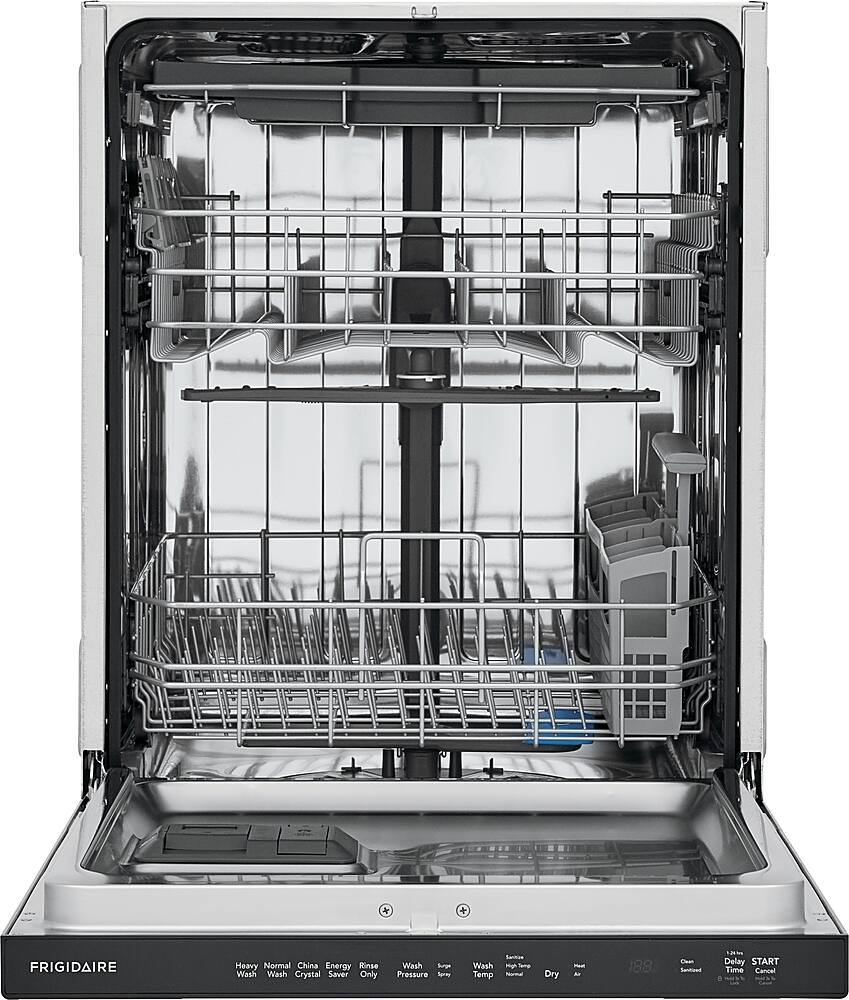 Alt View 11. Frigidaire - 24" Top Control Built-In Stainless Steel Tub Dishwasher with MaxDry 49dBA - Stainless steel.