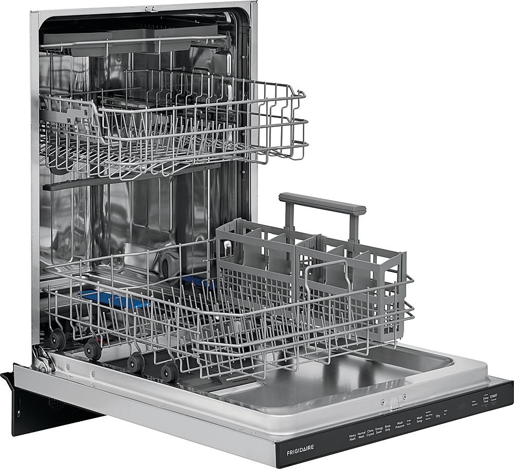 Alt View 13. Frigidaire - 24" Top Control Built-In Stainless Steel Tub Dishwasher with MaxDry 49dBA - Stainless steel.