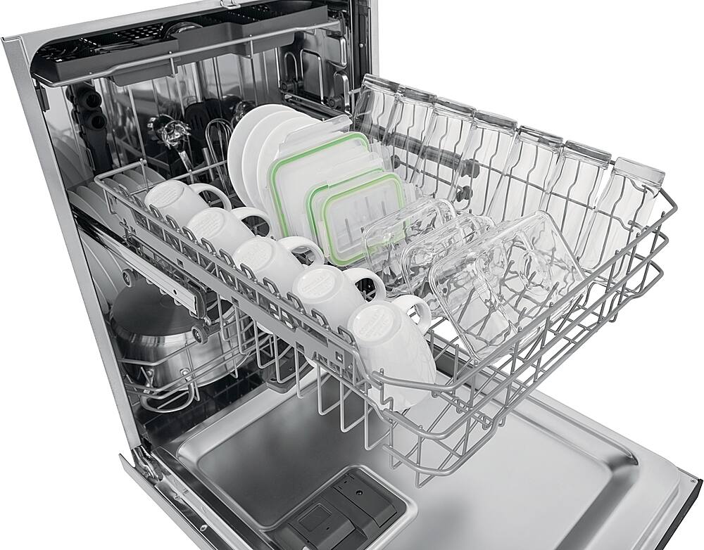 Alt View 17. Frigidaire - 24" Top Control Built-In Stainless Steel Tub Dishwasher with MaxDry 49dBA - Stainless steel.
