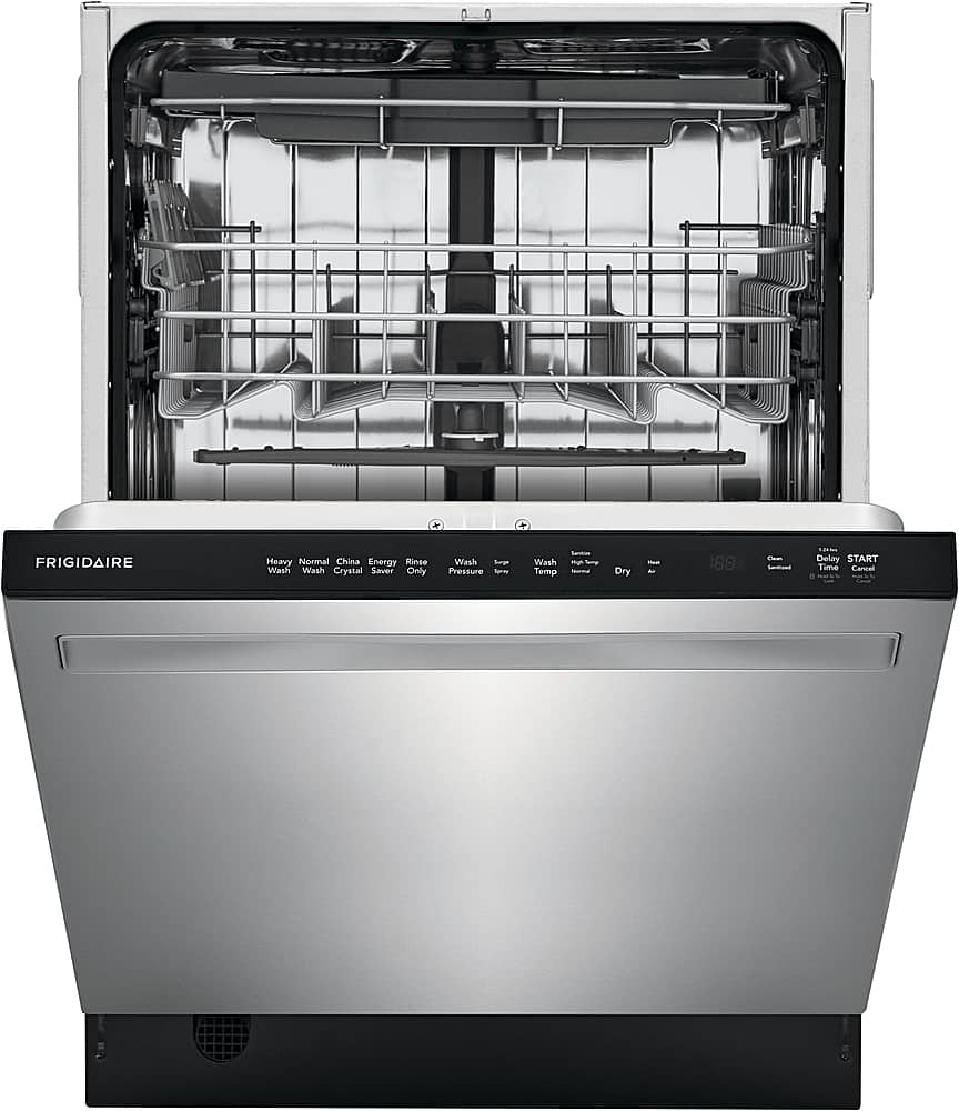 Alt View 1. Frigidaire - 24" Top Control Built-In Stainless Steel Tub Dishwasher with MaxDry 49dBA - Stainless steel.