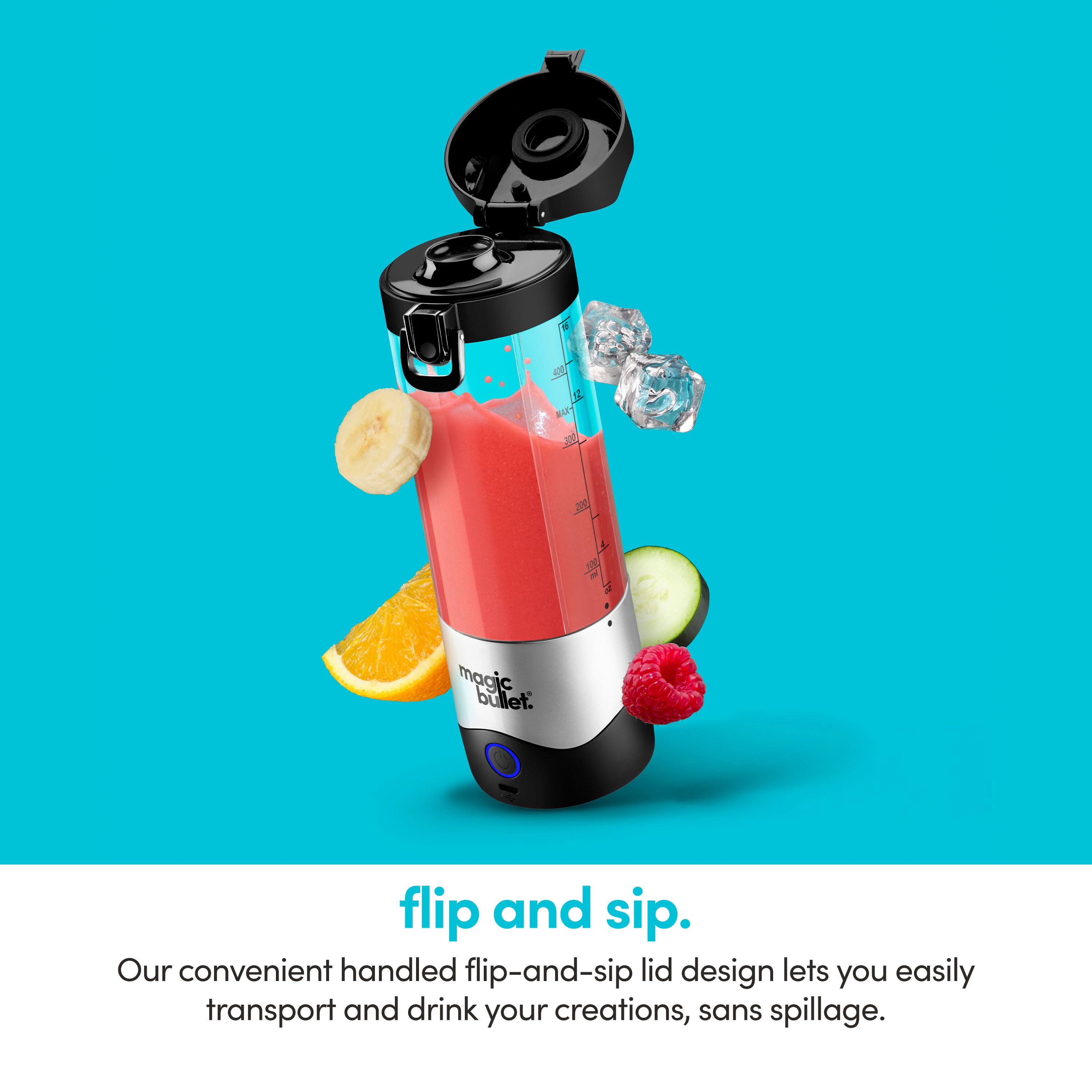 Alt View 19. Magic Bullet - Portable Blender - MBPB50100 - Silver.