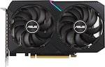 Front. ASUS - NVIDIA GeForce RTX 3060 Dual Overclock 12GB GDDR6 PCI Express 4.0 Graphics Card - Black.