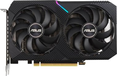 ASUS - NVIDIA GeForce RTX 3060 Dual Overclock 12GB GDDR6 PCI Express 4.0 Graphics Card - Black - Front_Zoom