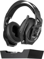 RIG - 900 Max HX Dual Wireless Gaming Headset with Dolby Atmos, Bluetooth, and Base for Xbox, PlayStation, Nintendo Switch, PC - Black - Front_Zoom