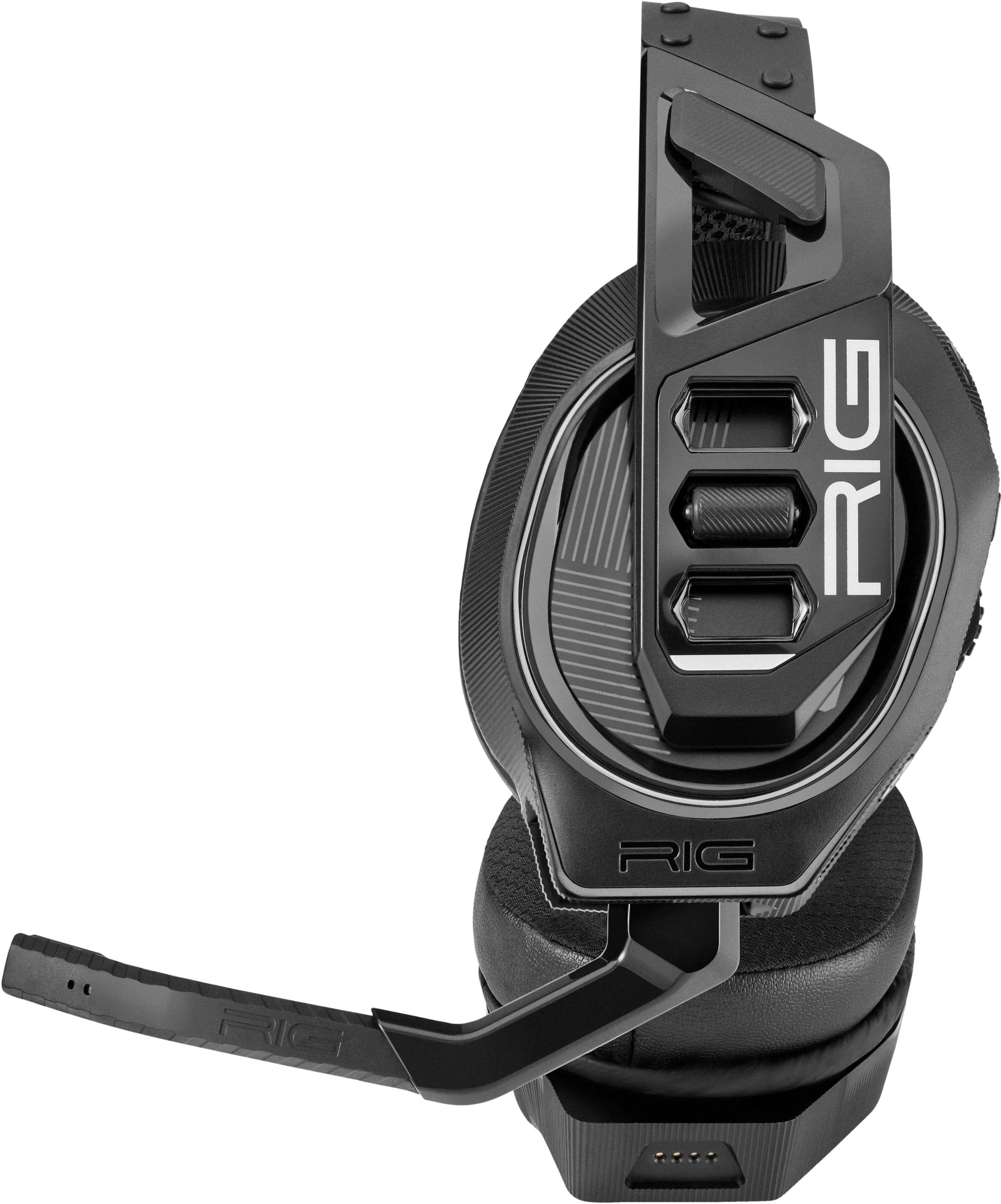 Alt View 12. RIG - 900 Max HX Dual Wireless Gaming Headset with Dolby Atmos, Bluetooth, and Base for Xbox, PlayStation, Nintendo Switch, PC - Black.