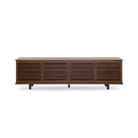 Burrow - Opera Media Console for TVs up to 75" - Walnut - Front_Zoom