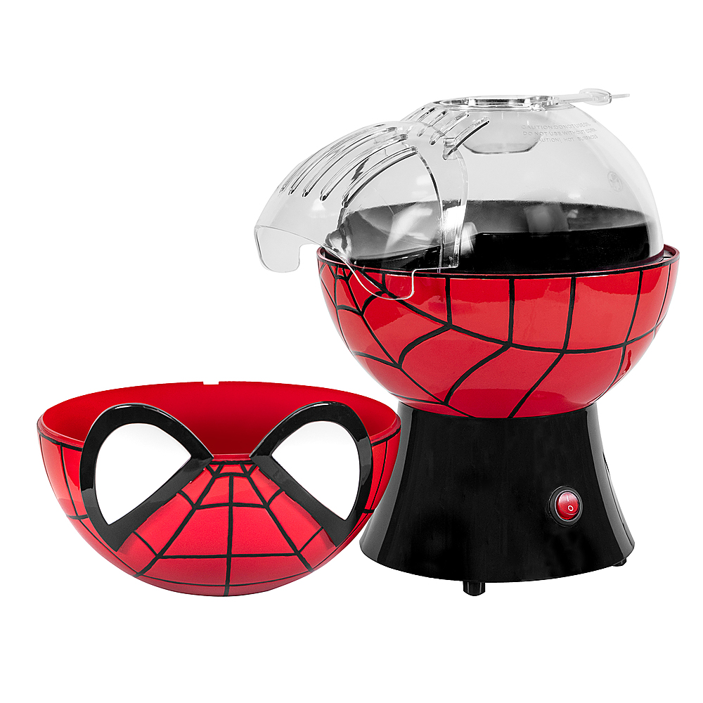 Angle View: Uncanny Brands - Marvel Spider-Man Popcorn Maker - Red