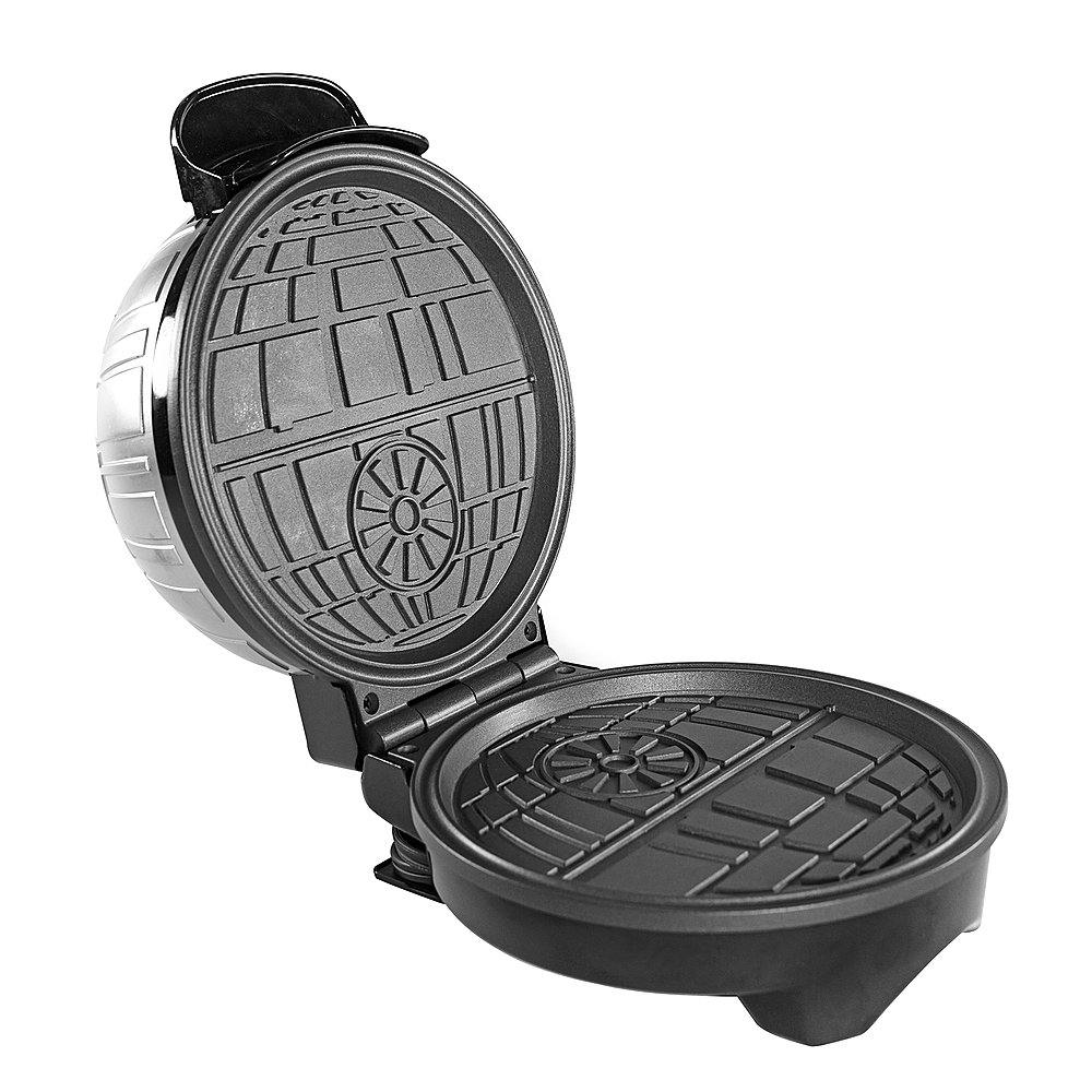 Angle View: Uncanny Brands - Star Wars Death Star Waffle Maker - Silver