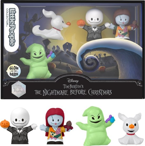 Front. Fisher-Price - Little People Disney The Nightmare Before Christmas Collectible Figures.