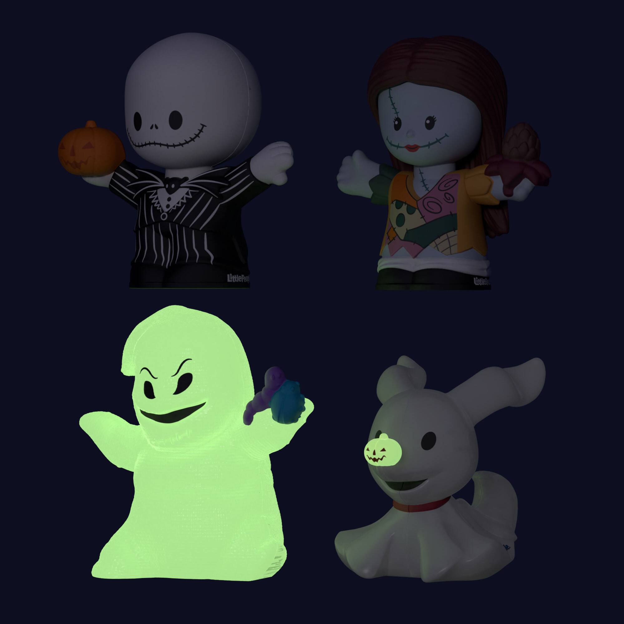 Alt View 15. Fisher-Price - Little People Disney The Nightmare Before Christmas Collectible Figures.