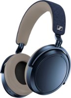 Sennheiser - Momentum 4 Wireless Adaptive Noise-Canceling Over-The-Ear Headphones - Denim - Front_Zoom