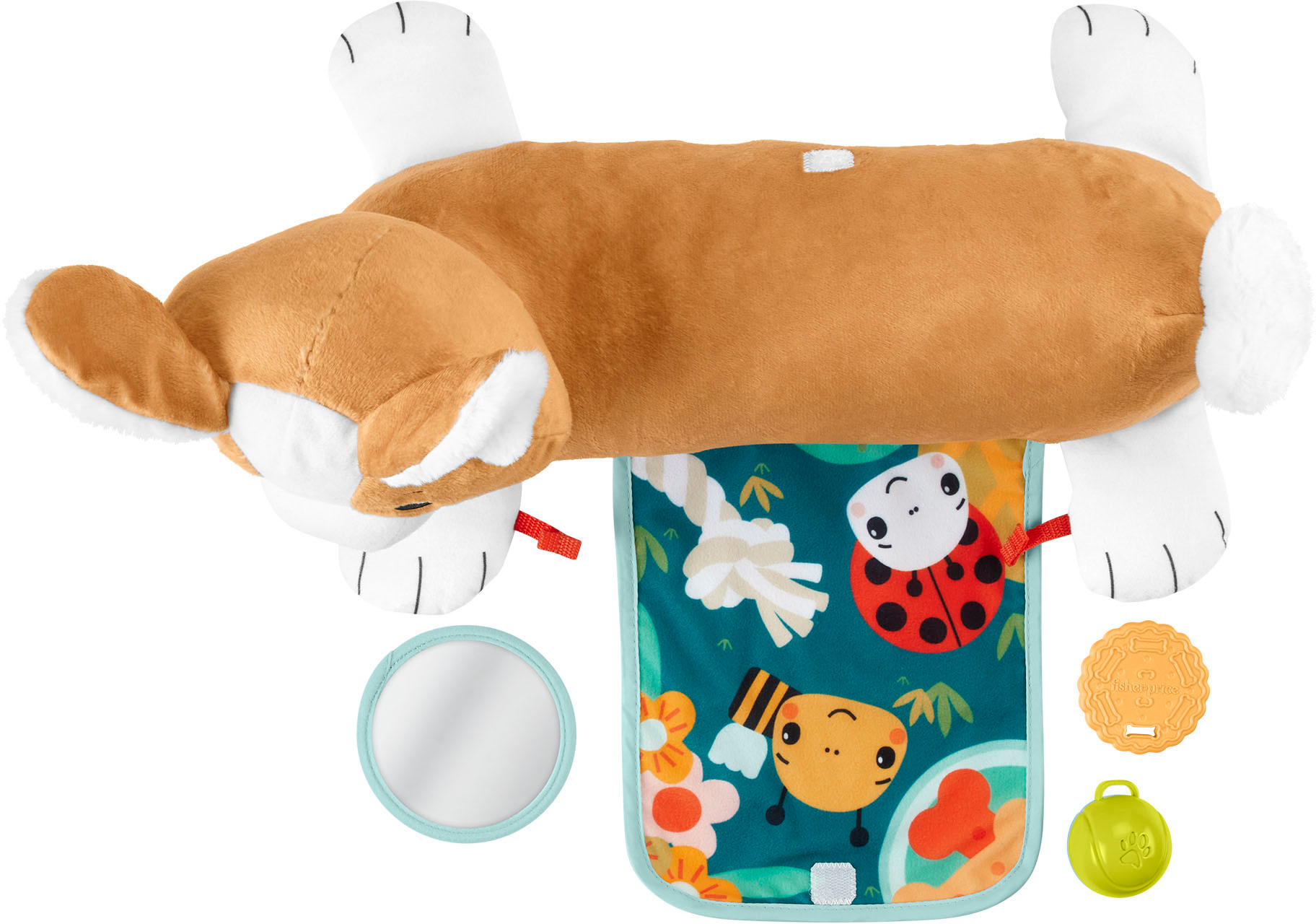 Fisher-Price 3-in-1 Puppy Tummy Wedge Brown/White HPJ10 - Best Buy