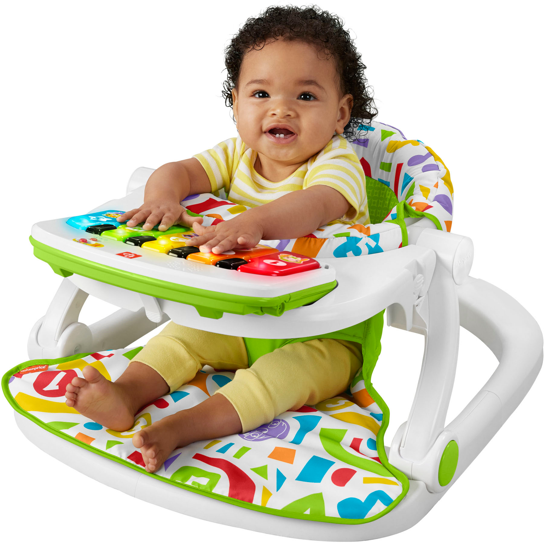 Fisher-Price On-the-Go Sit-Me-Up Infant Floor Seat Gray Hexagon GNR02 -  Best Buy