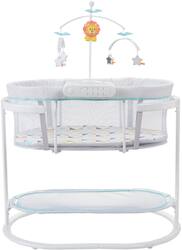 Fisher-Price - Soothing Motions Bassinet - White/Multi - Front_Zoom