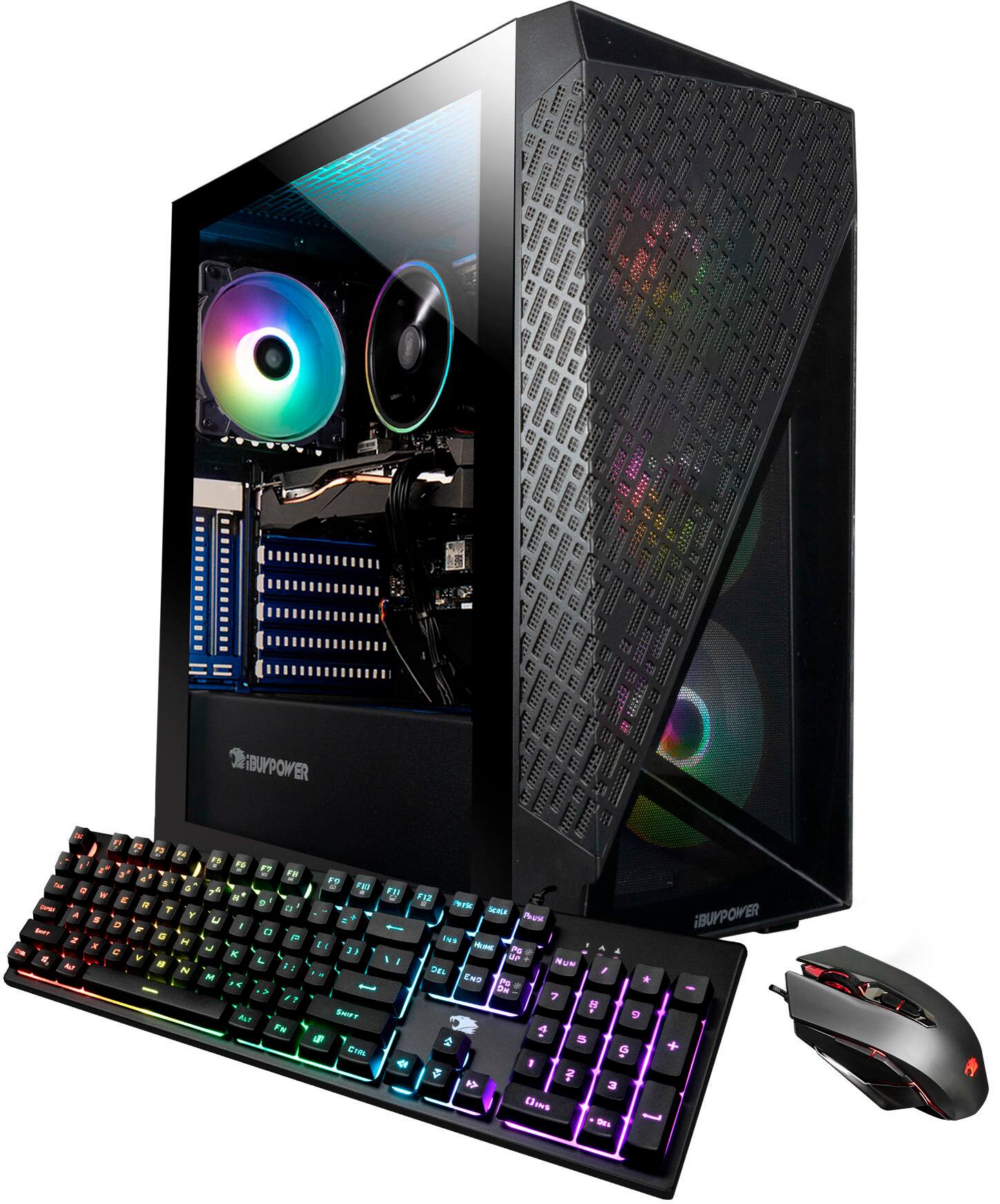 Clx Set Amd Ryzen 7 5700x 16gb Ram Rx 7600 1tb Nvme M.2 Ssd+2tb Hdd Gaming  Desktop, Towers Only, Electronics