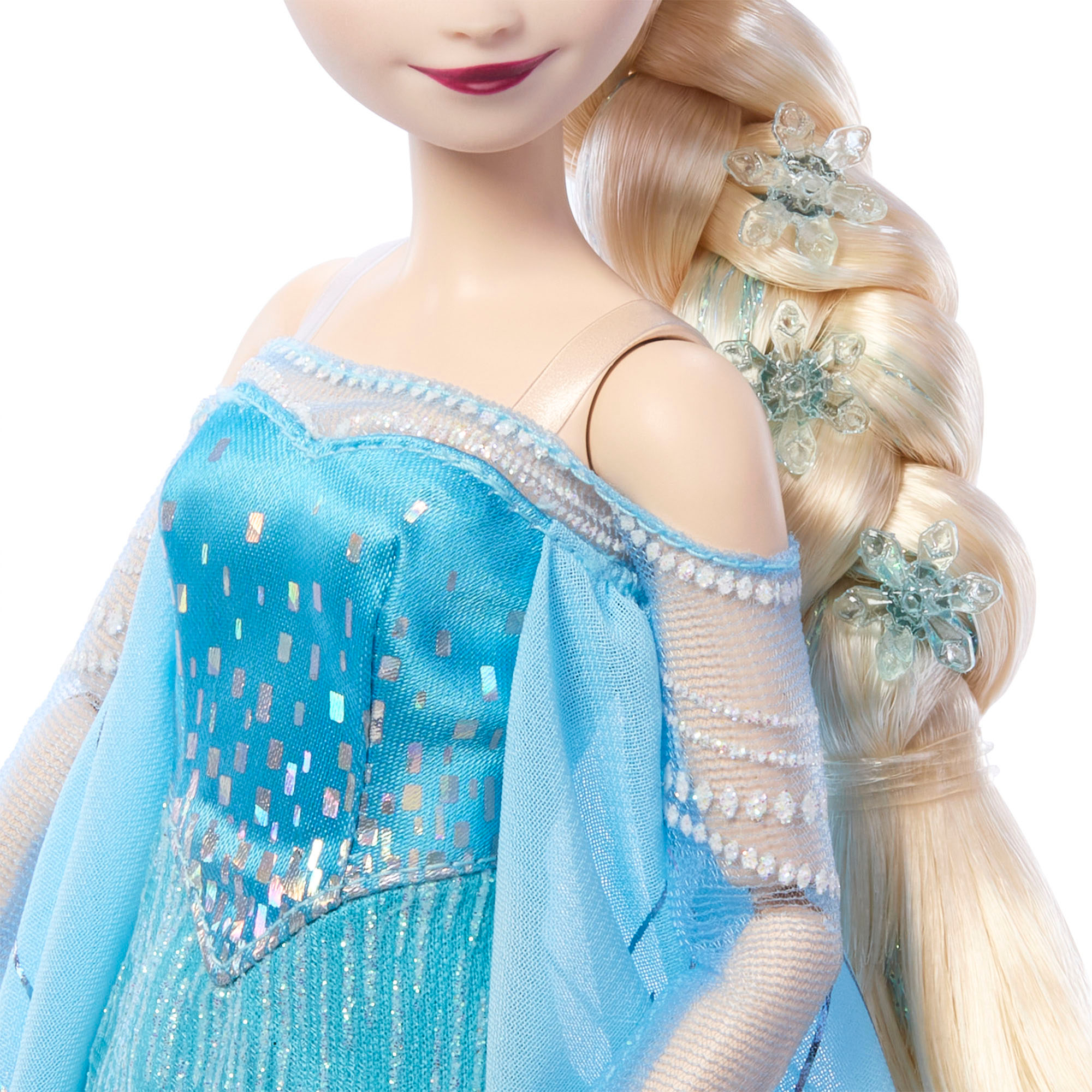 Left View: Disney - D100 Frozen Anna & Elsa Collector Dolls