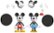 Left. Disney - D100 Celebration Pack Collectible Action Figures - Minnie Mouse & Mickey Mouse.