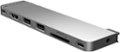 Angle. Hyper - HyperDrive Next​ 8 Port USB-C Hub, 4K HDMI, USB4/Thunderbolt 4, 1 USB-C, 2 USB-A, microSD/SD, travel dock for MacBook/PC - Space Gray.
