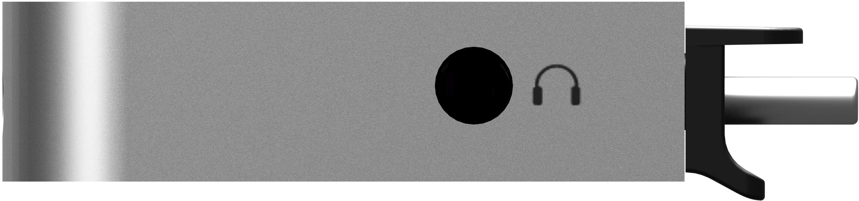 Left. Hyper - HyperDrive Next 8 Port USB-C Hub, 4K HDMI, USB4/Thunderbolt 4, 1 USB-C, 2 USB-A, microSD/SD, travel dock for MacBook/PC - Space Gray.