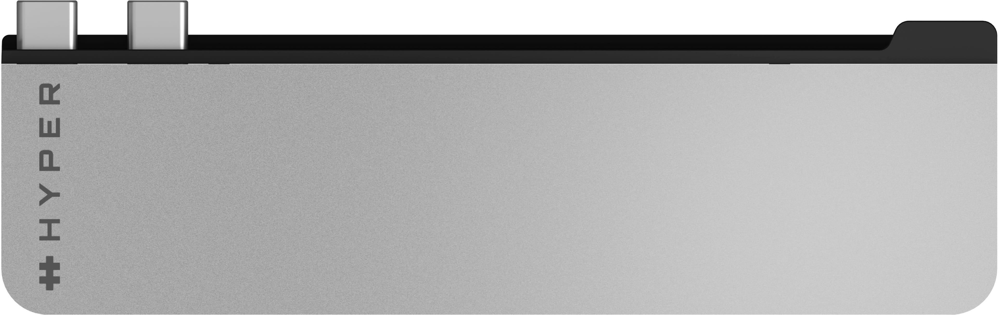 Alt View 11. Hyper - HyperDrive Next 8 Port USB-C Hub, 4K HDMI, USB4/Thunderbolt 4, 1 USB-C, 2 USB-A, microSD/SD, travel dock for MacBook/PC - Space Gray.