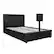Front. X Rocker - Oracle Full Gaming Bed with TV Mount - Black.