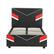 Alt View 16. X Rocker - Orion eSports Twin Gaming Bed Frame - Black/Red.