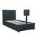 Front. X Rocker - Oracle Twin Gaming Bed with TV Mount - Black.