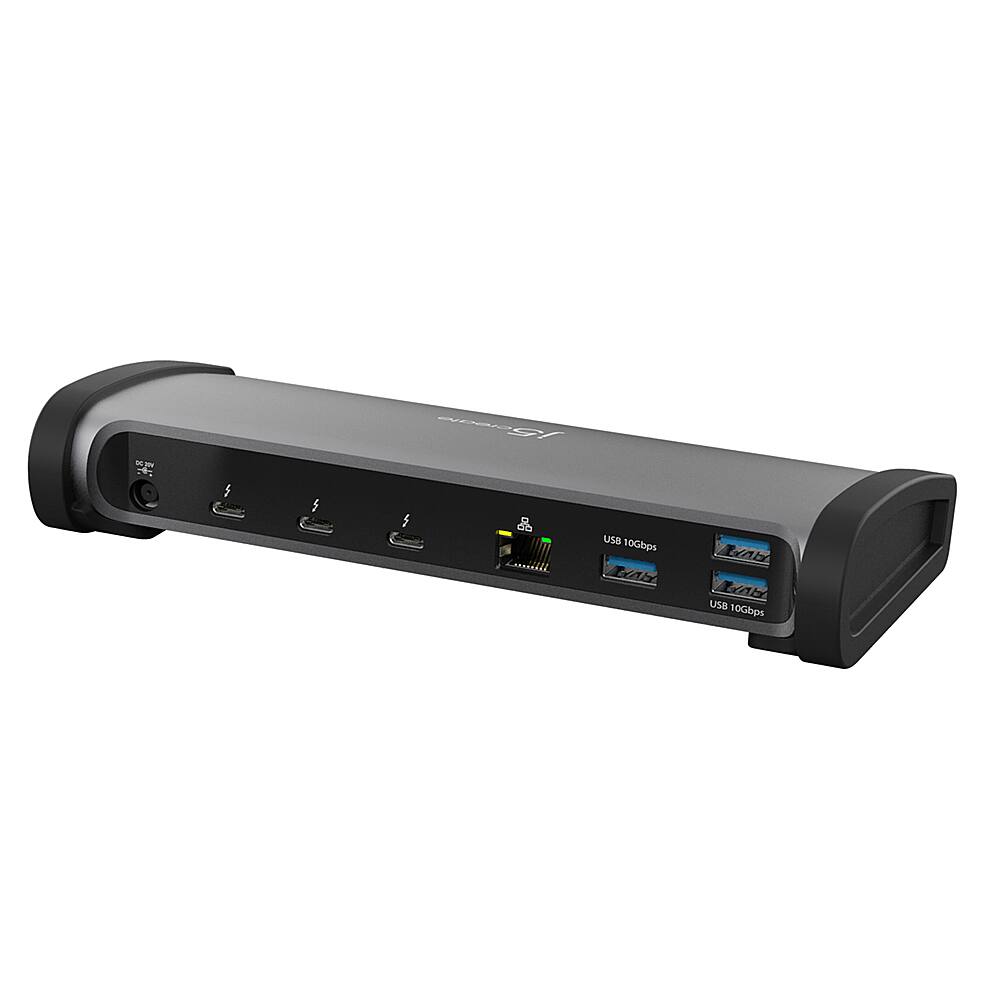 Alt View 11. j5create - 8K Thunderbolt 4 Docking Station - Black / Space Grey.
