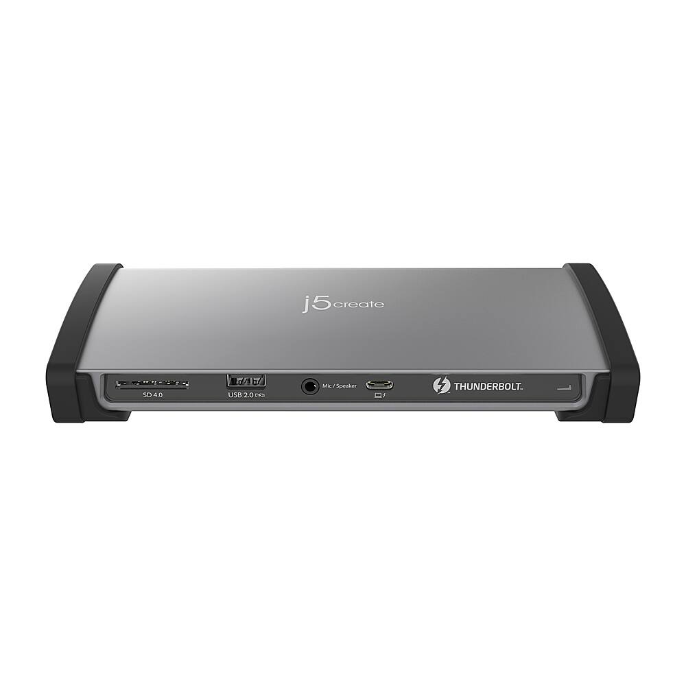 Alt View 12. j5create - 8K Thunderbolt 4 Docking Station - Black / Space Grey.