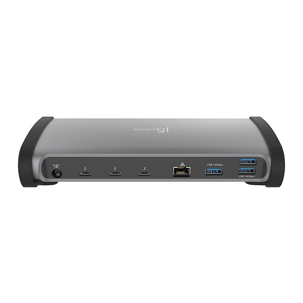 Alt View 13. j5create - 8K Thunderbolt 4 Docking Station - Black / Space Grey.
