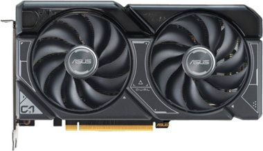 ASUS - NVIDIA GeForce RTX 4060 Ti Dual Overclock 16GB GDDR6 PCI Express 4.0 Graphics Card - Black - Front_Zoom