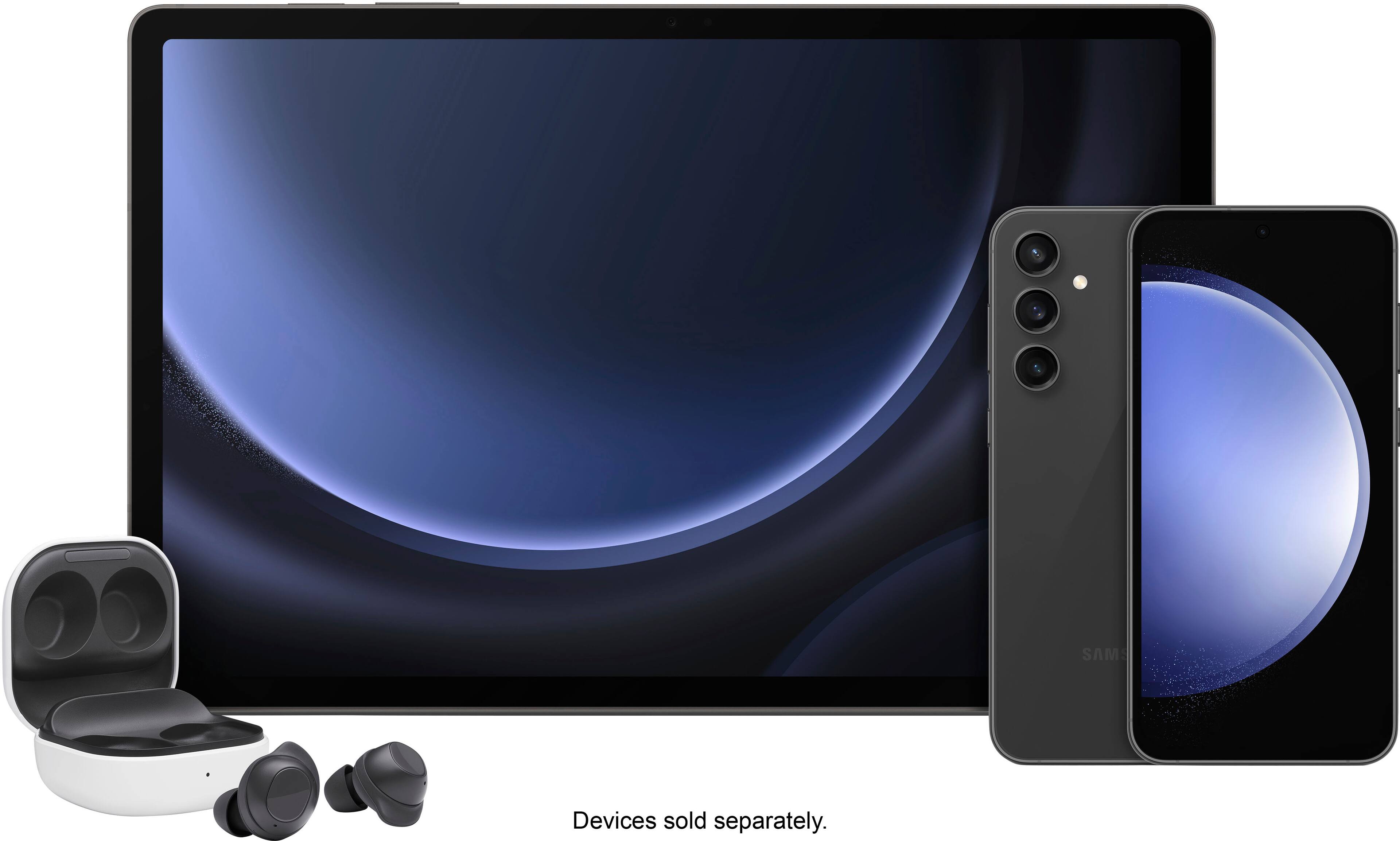 Alt View 19. Samsung - Galaxy Tab S9 FE+ - 12.4" 256GB - Wi-Fi - with S-Pen - Silver.