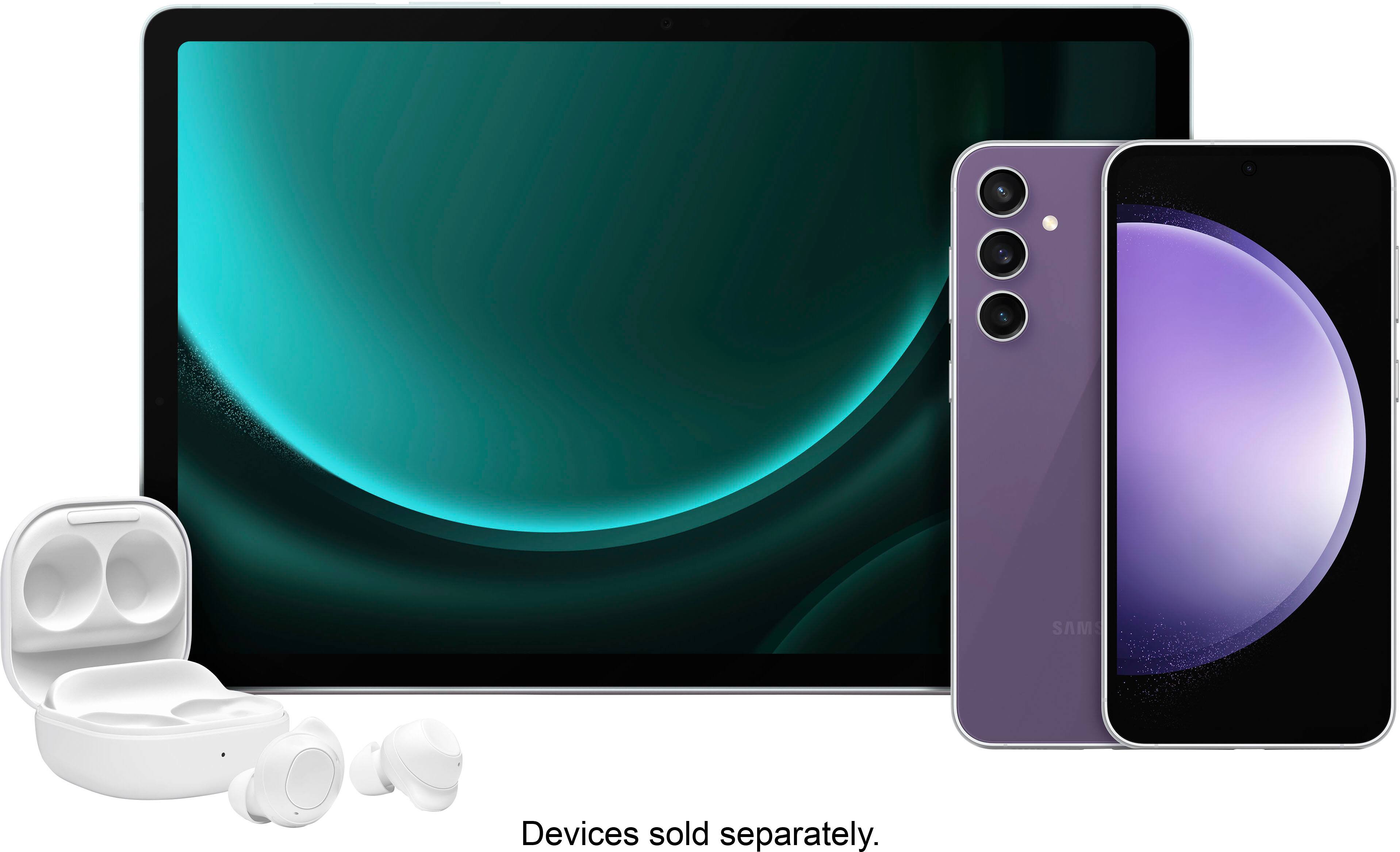 Alt View 19. Samsung - Galaxy Tab S9 FE - 10.9" 256GB - Wi-Fi - with S-Pen - Mint.