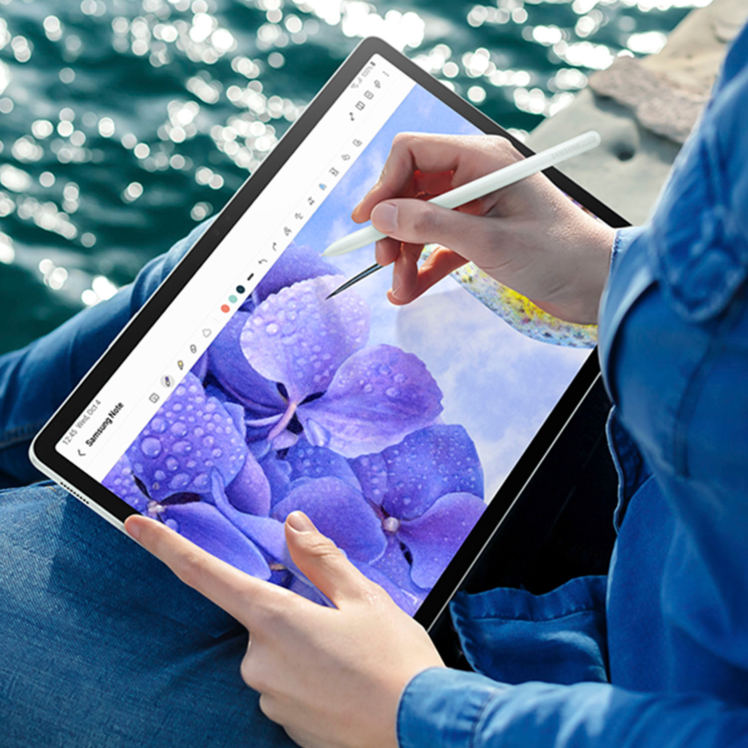 Samsung Galaxy Tab S9 FE+ (Plus) in review - Waterproof XXL tablet with S  Pen and a bright display -  Reviews