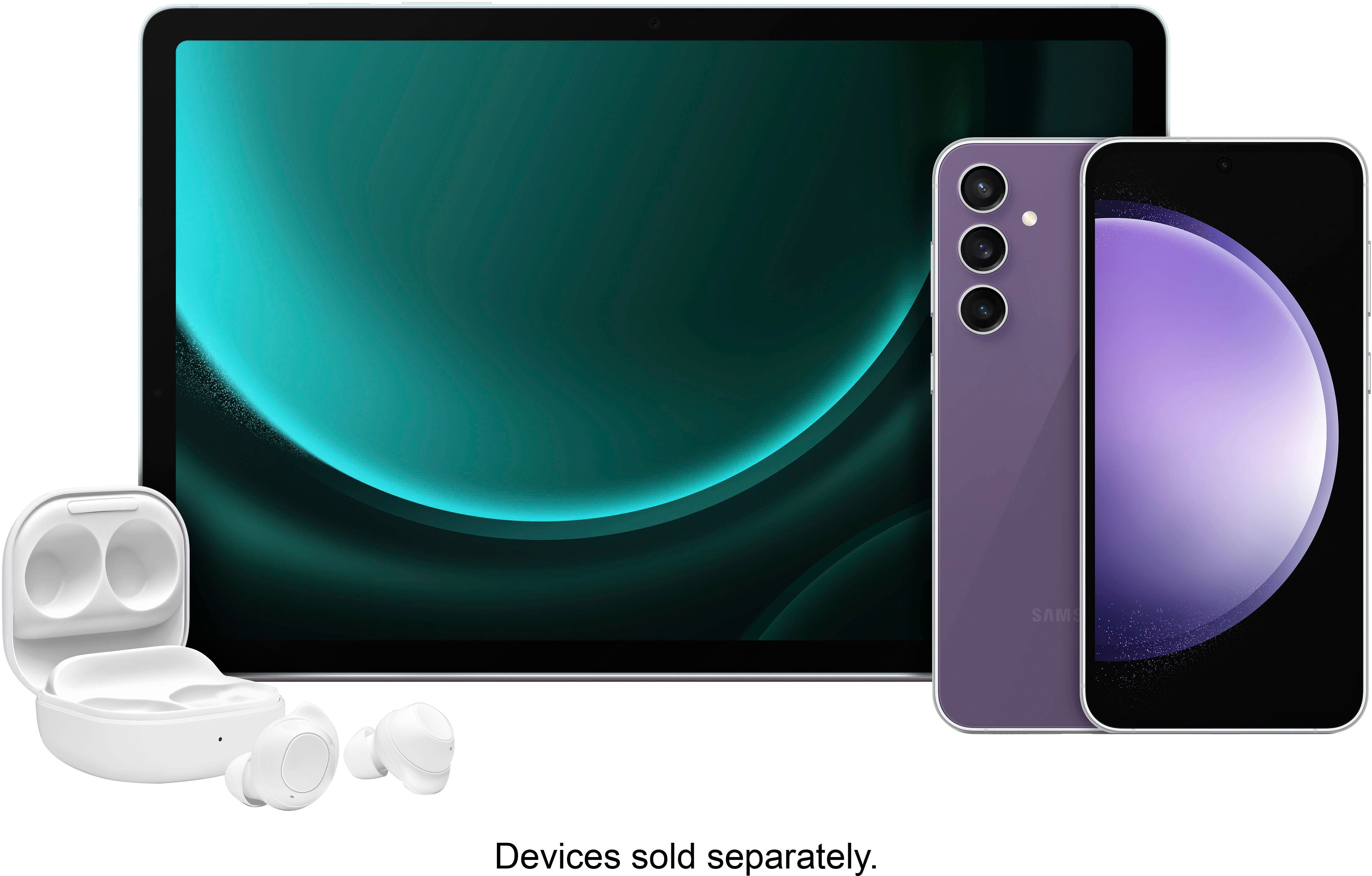 Alt View 19. Samsung - Galaxy Tab S9 FE - 10.9" 128GB - Wi-Fi - with S-Pen - Gray.