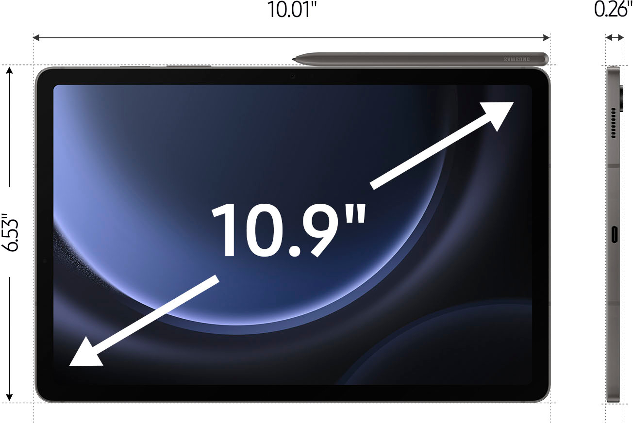 Samsung Galaxy Tab S9 11 128GB Wi-Fi with S-Pen Graphite SM-X710NZAAXAR -  Best Buy