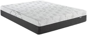 Beautyrest - 12-Inch Medium Hybrid Micro Diamond Memory Foam Mattress in a Box-California King - White - Front_Zoom