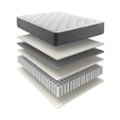 Alt View 11. Beautyrest - 12-Inch Medium Micro Diamond Memory Foam Mattress in a Box-Queen - White.