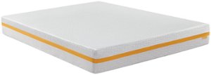 Simmons 9" Medium Memory Foam Mattress in a Box - White - Front_Zoom