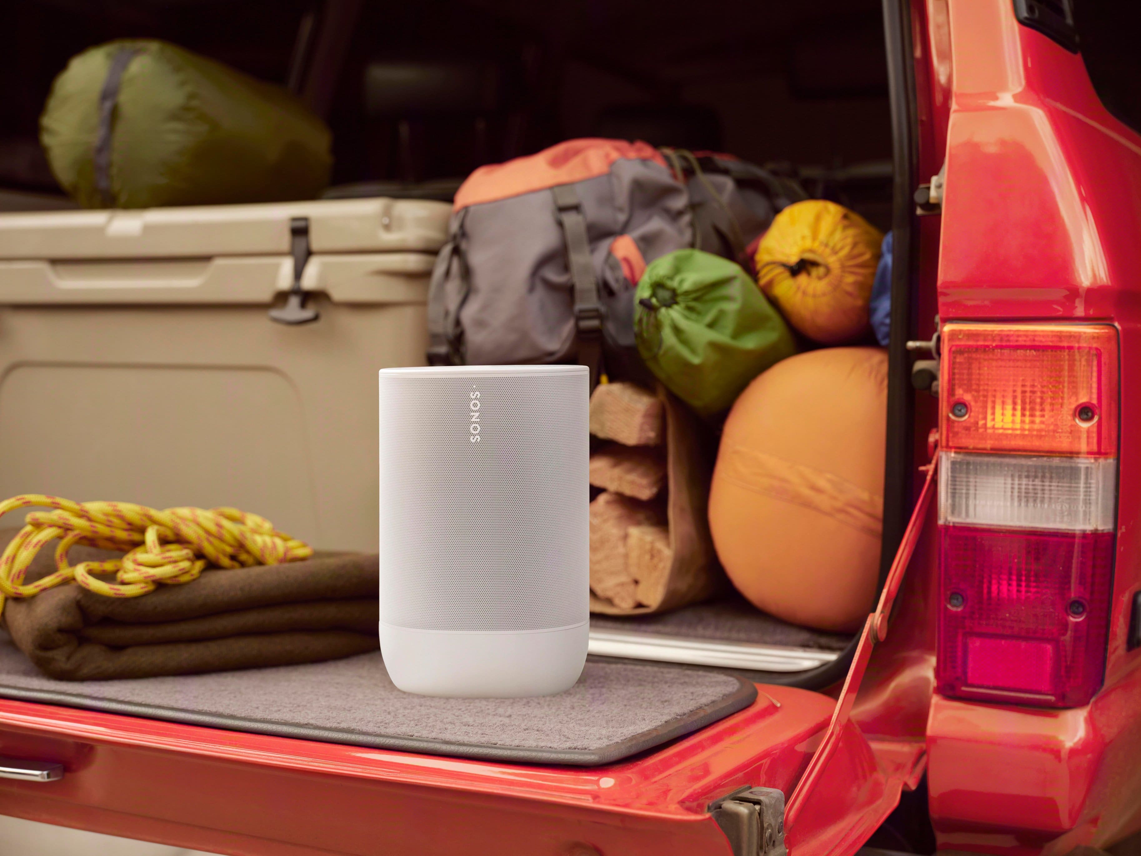 Alt View 18. Sonos - Move 2 Speaker (Each) - White.