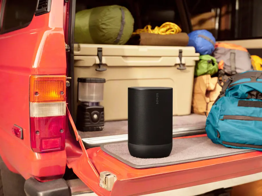 Alt View 16. Sonos - Move 2 Speaker (Each) - Black.