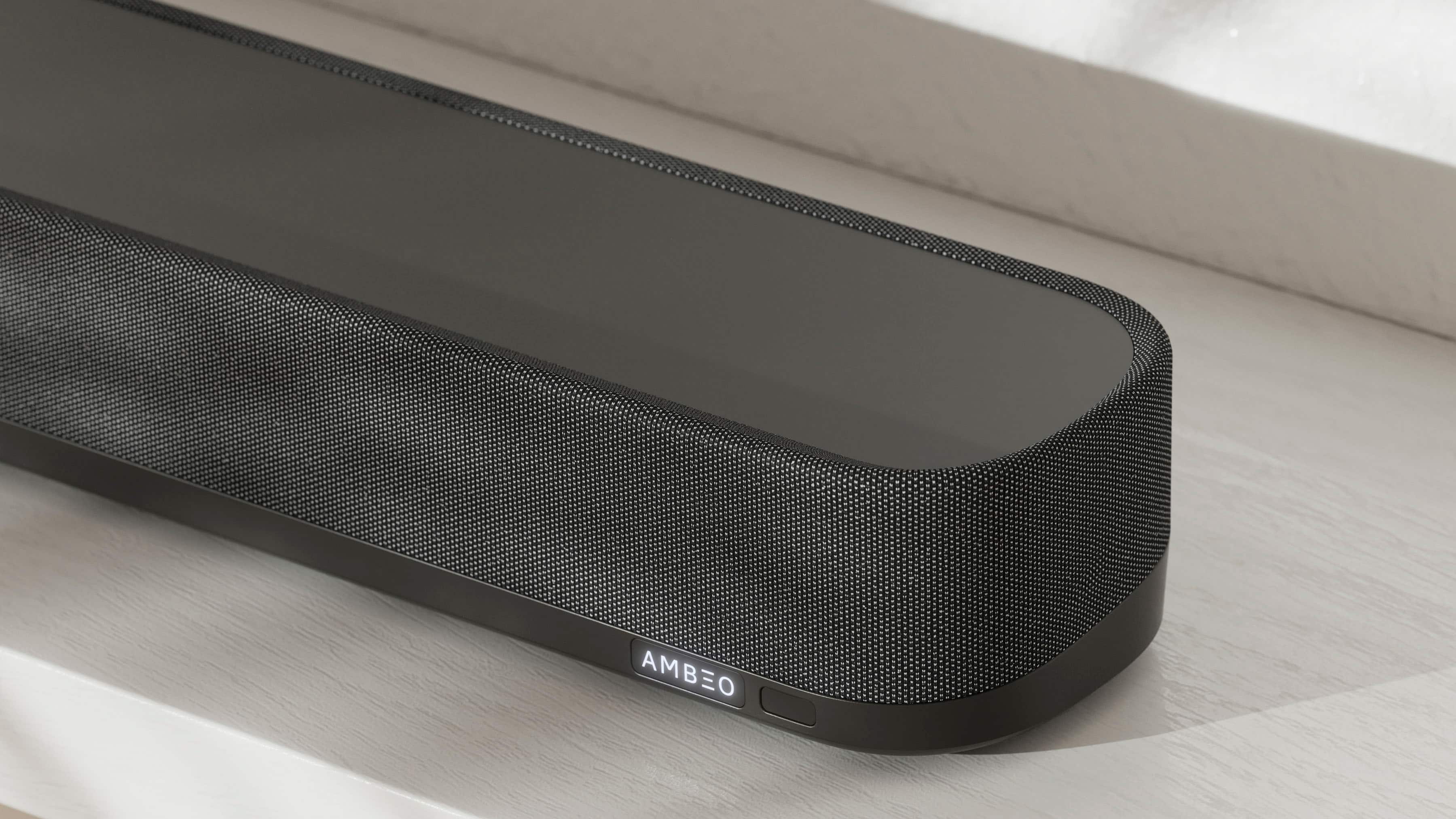 Alt View 23. Sennheiser - AMBEO Soundbar Mini Compact Device with Adaptive Features and Multiple Connectivity - Black.